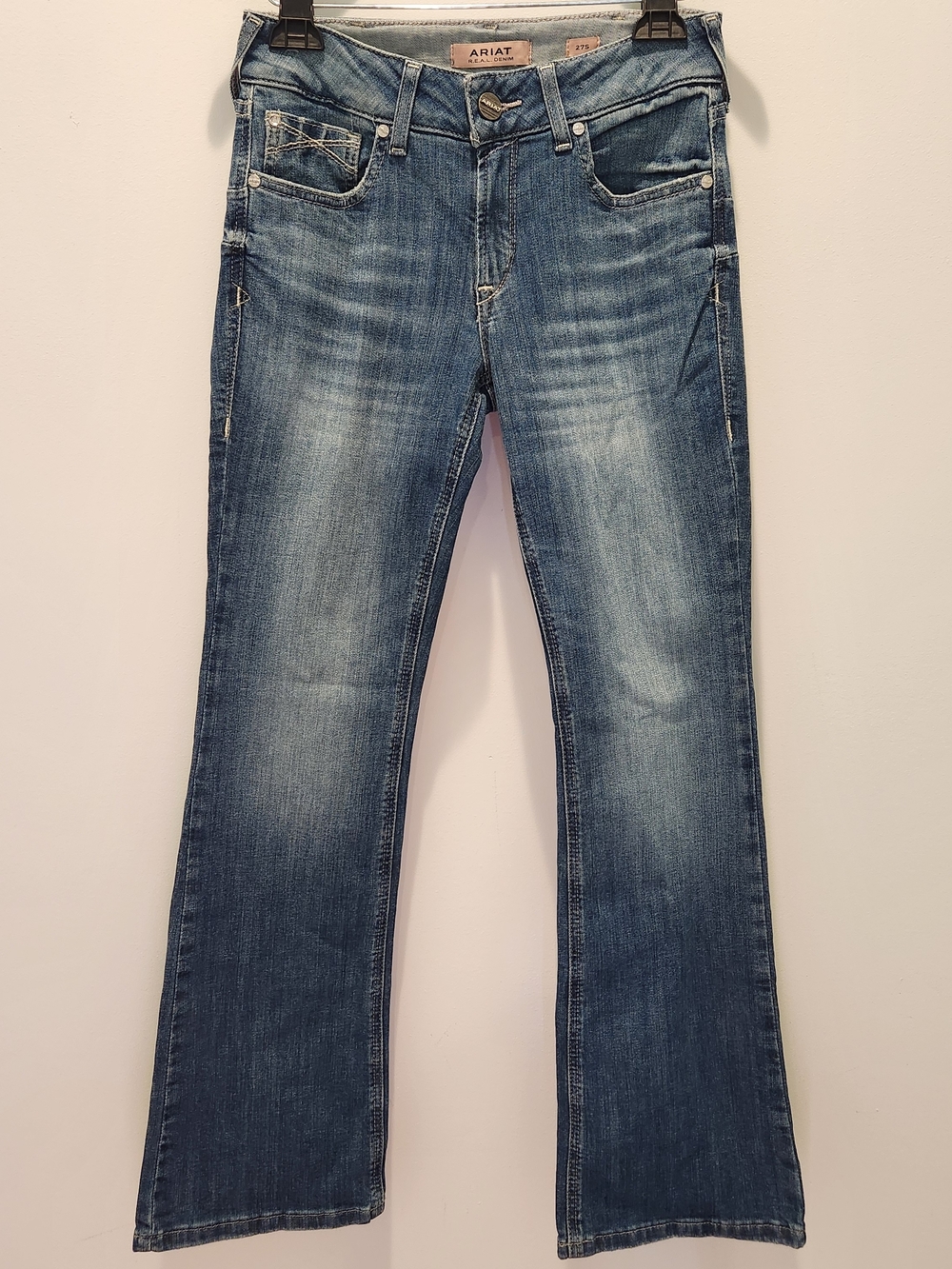 Ariat Perfect Rise Annie Bootcut Medium Wash Jeans 27s - Stretch Western